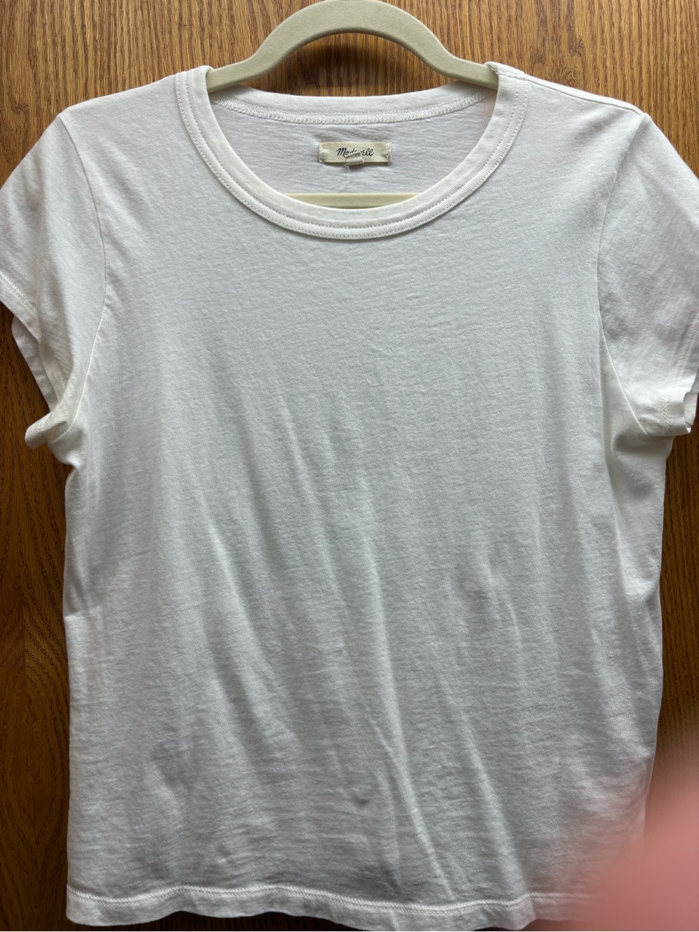 Madewell Women's Short Sleeve Crewneck Tee in White